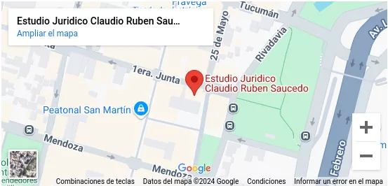 Mapa de la ubicacion de residencia aires del sur